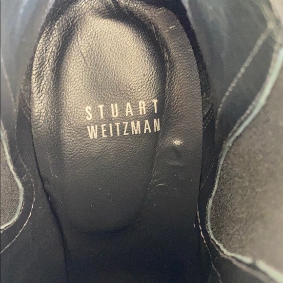 Stuart Weitzman Black Suede Apogee Boots/Booties - Picture 5 of 8